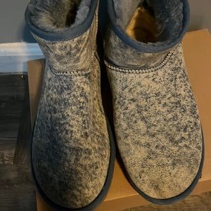 Jean Ugg low cut rhinestone boots